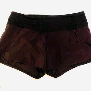 Lululemon Shorts Black size 8.Either Hotty Hot or Speed Up. see photos